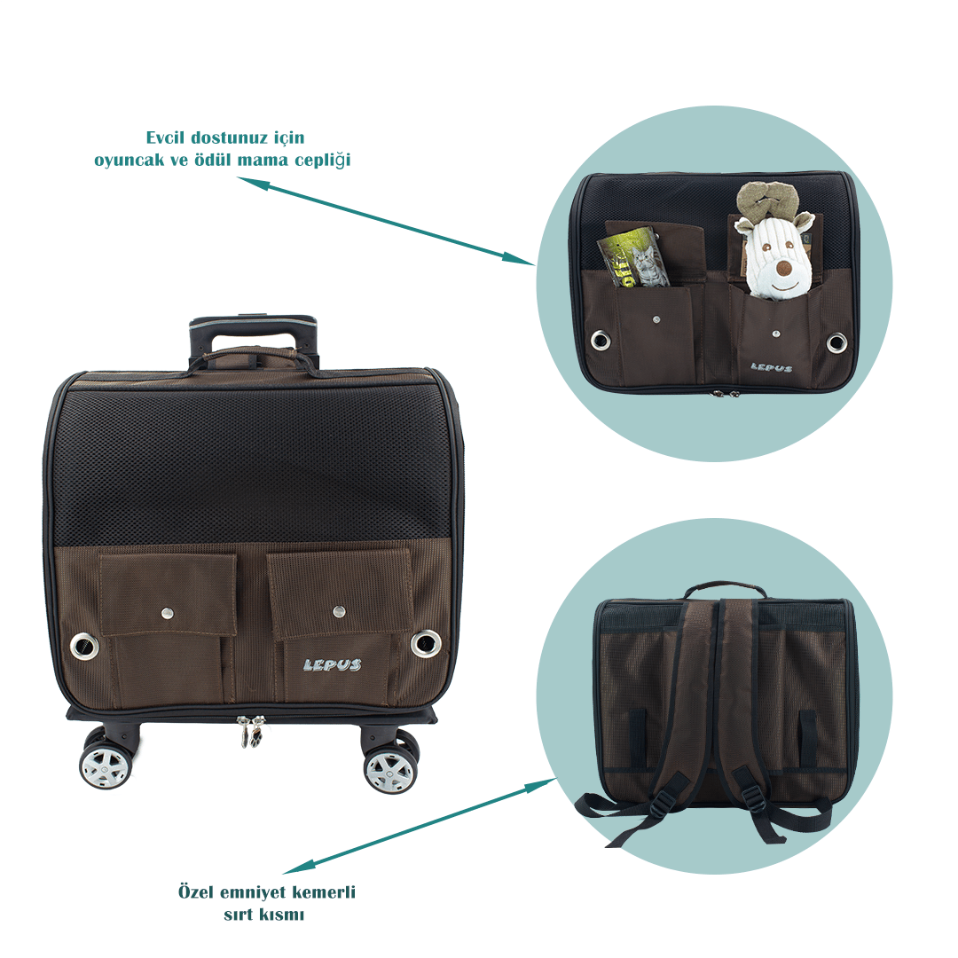 Lepus Travel Bag Kedi ve Köpek Taşıma Çantası