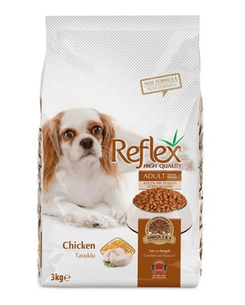 Reflex Küçük Irk Tavuklu Yetişkin Köpek Maması 3 Kg