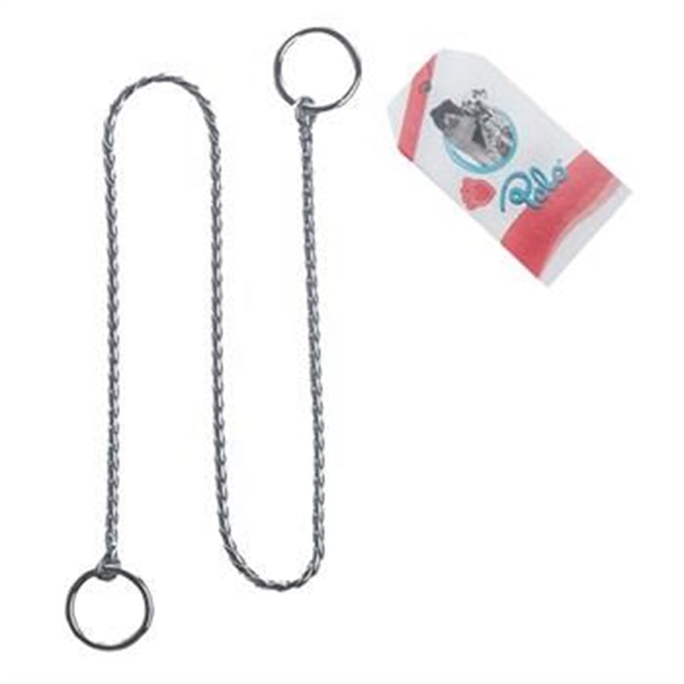 SL205-A Tekli Zincir Boğma Tasma Silver 4.0Mm*50Cm