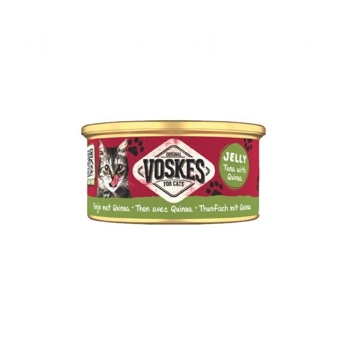 VOSKES TON BALIĞI ve KİNOA KEDİ KONSERVESİ 85GR