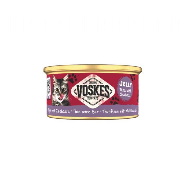 VOSKES TON BALIĞI ve LEVREK KEDİ KONSERVESİ 85GR