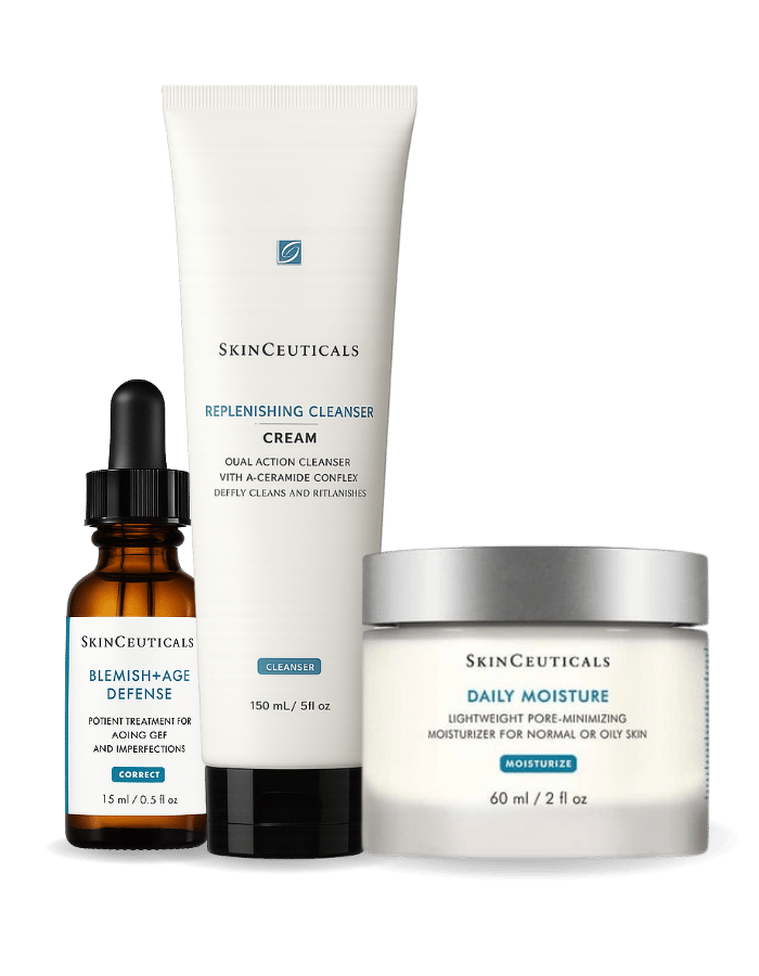 Daily Moisture 60 ml & Replenishing Cleanser 150 ml & Blemish+Age Defense 15 ml