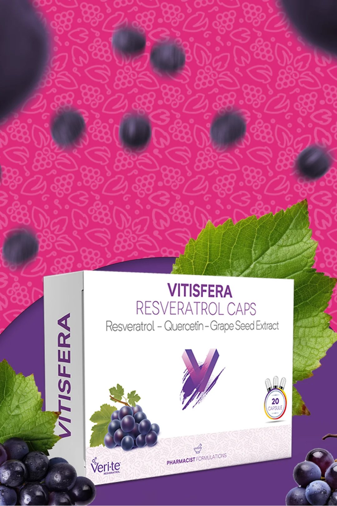 Vitisfera Resveratrol Caps 20 Kapsül