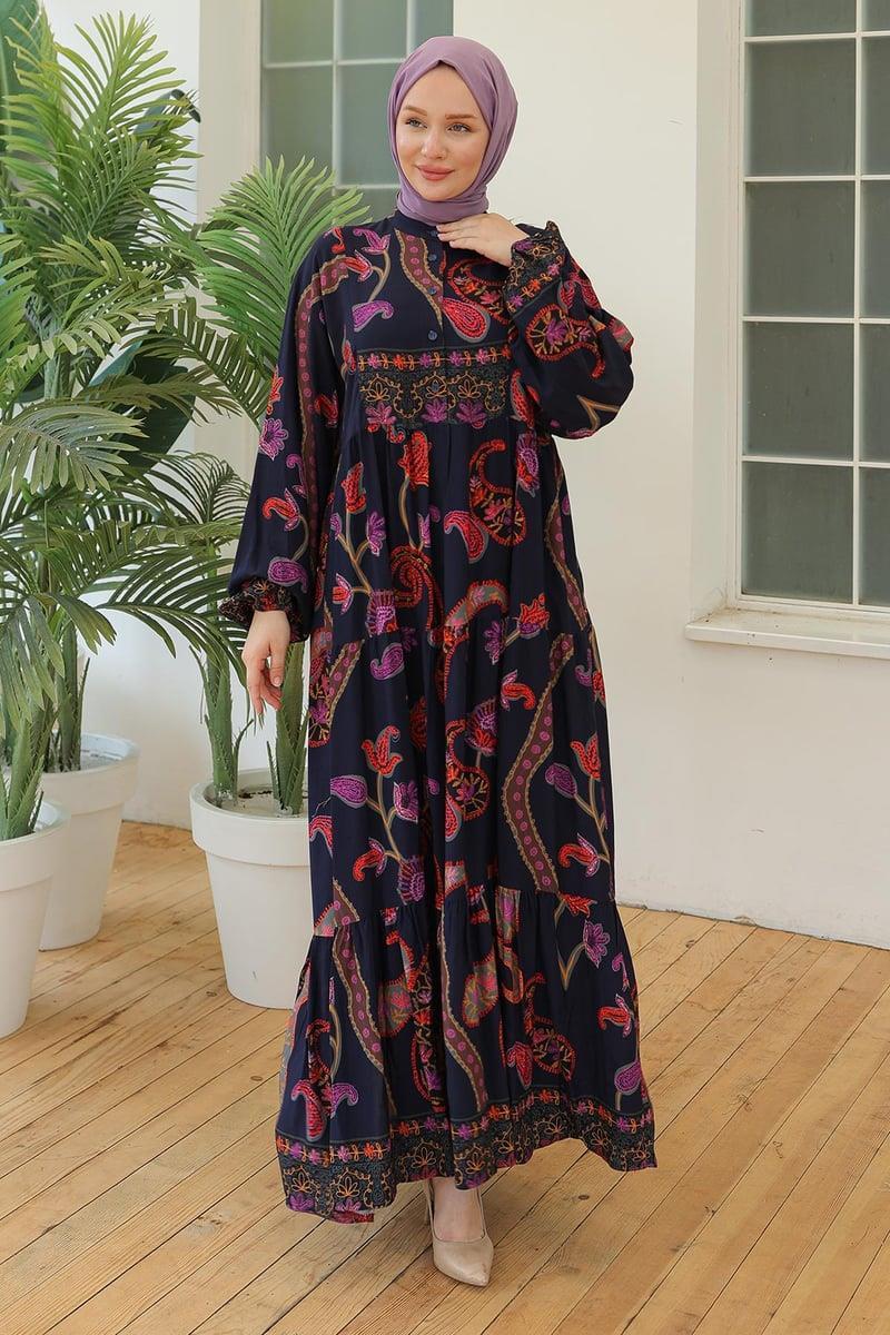 Armine Trend Etnik Detaylı Elbise 25YT949