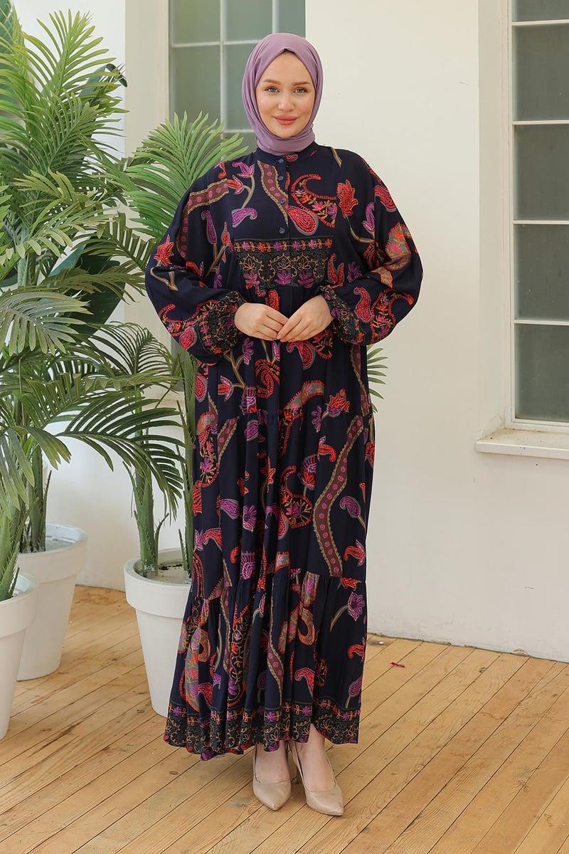 Armine Trend Etnik Detaylı Elbise 25YT949