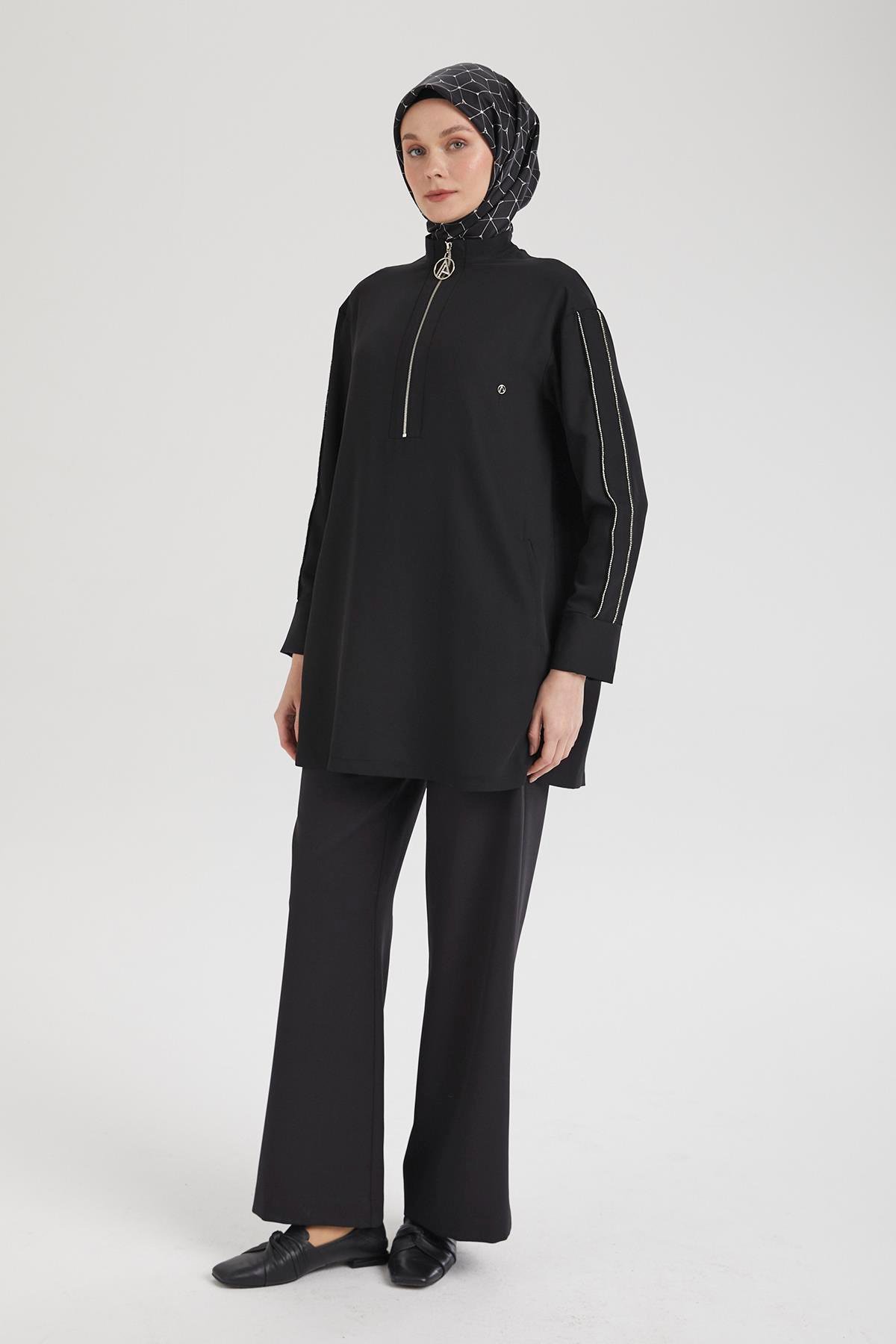 Armine Trend Önden Fermuarlı Tunik 25YT412