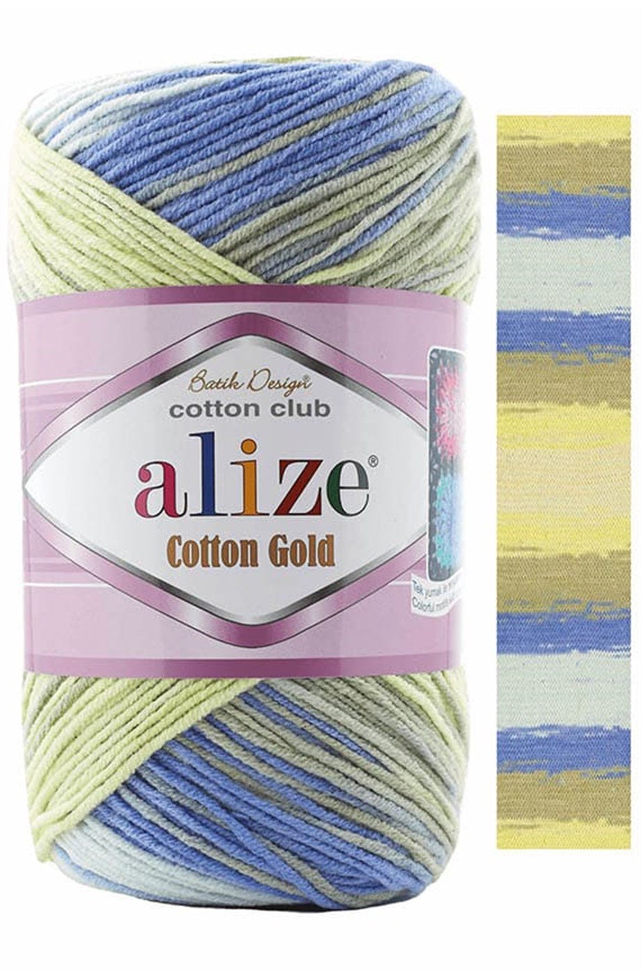 Alize Cotton Gold Batik 6786 Pamuklu El Örgü İpi