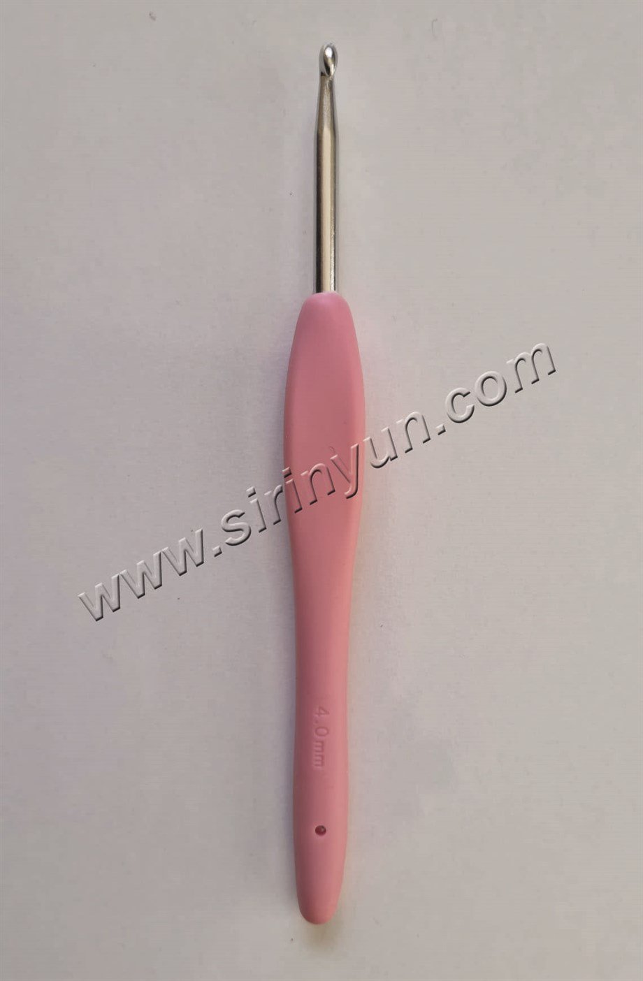 Tunç Yumuşak Saplı Örgü Tığı 4 mm Pembe
