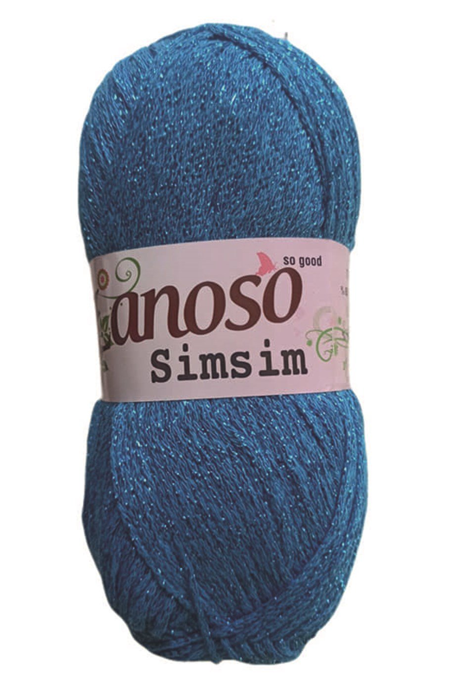 Lanoso Simsim 966-Mavi El Örgü İpi