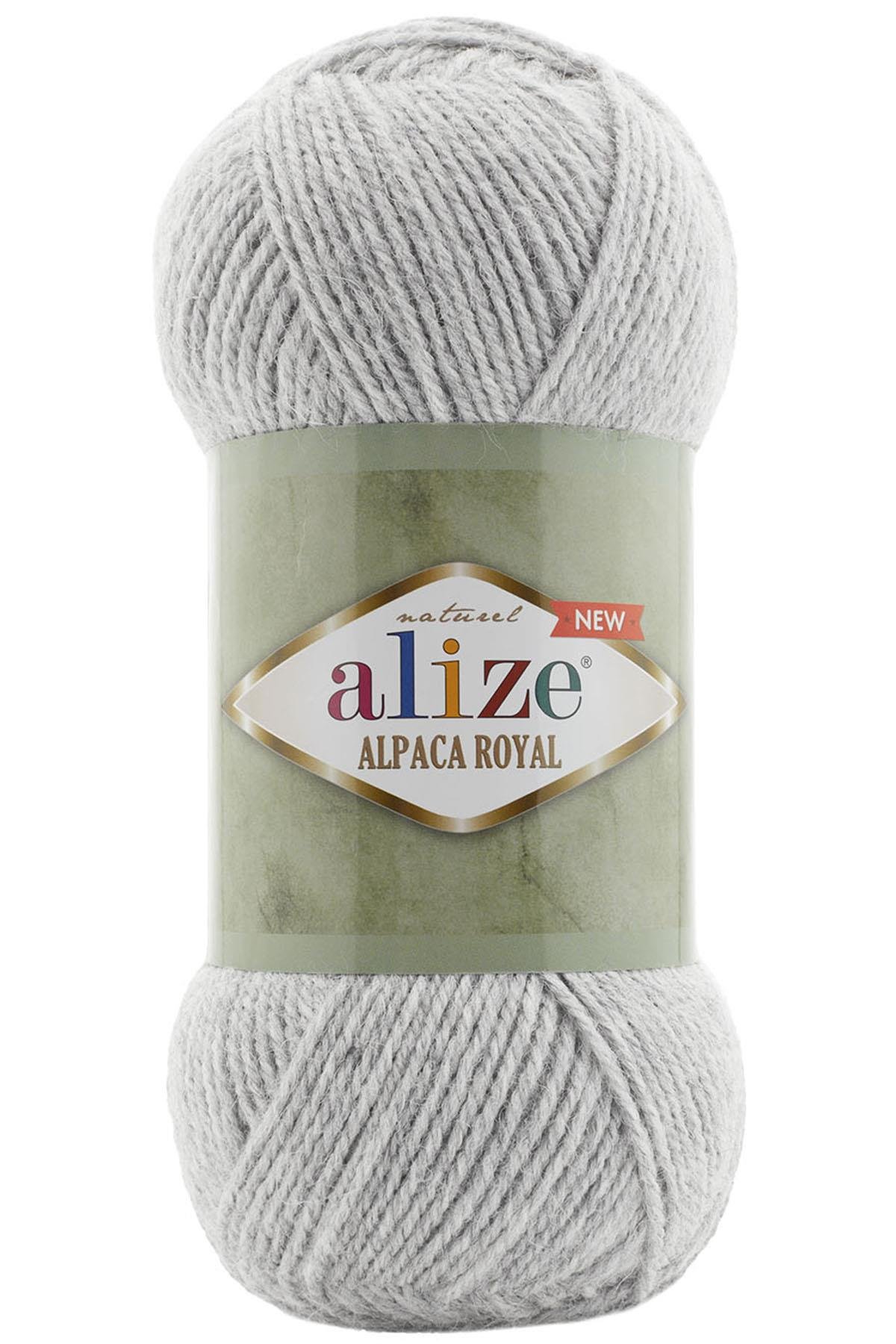 Alize Alpaca Royal New Örgü İpi | 684 Optik Melanj