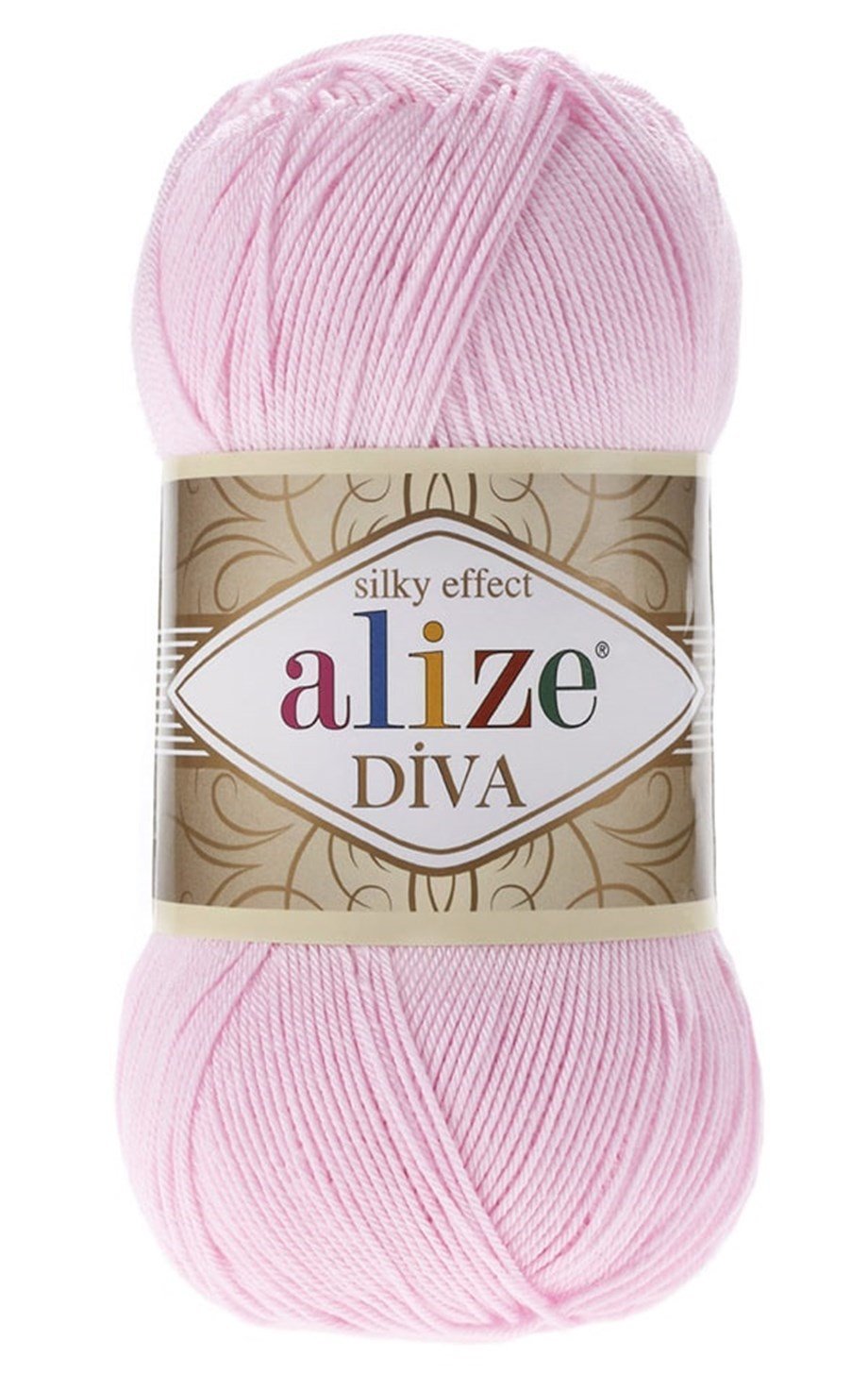 Alize Diva 185 Bebe Pembesi Merserize El Örgü İpi