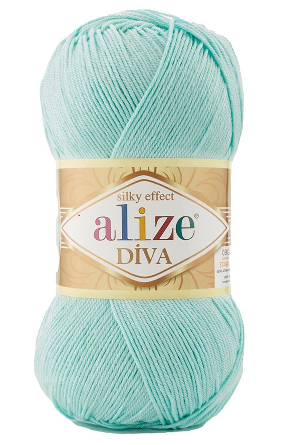 Alize Diva 669 Açık Turkuaz Merserize El Örgü İpi