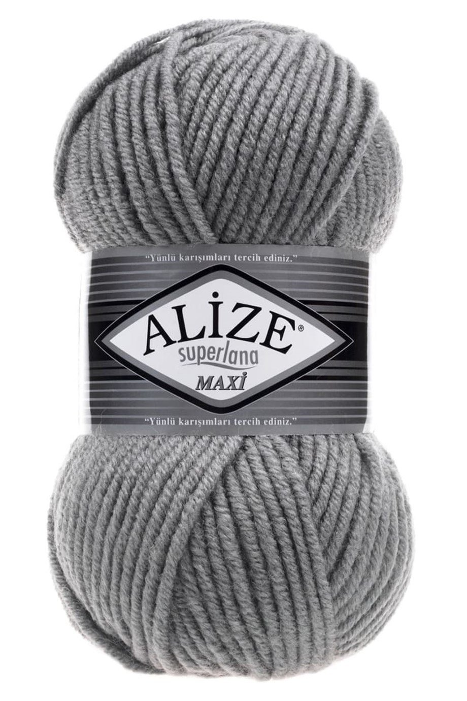 Alize Superlana Maxi 87 Kömür Grisi El Örgü İpi