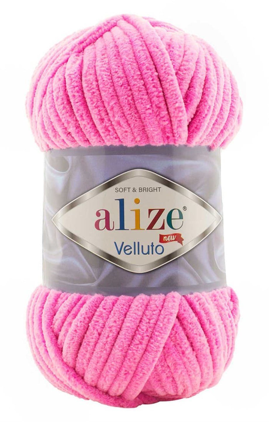 Alize Velluto 121 Pembe Kadife El Örgü İpi