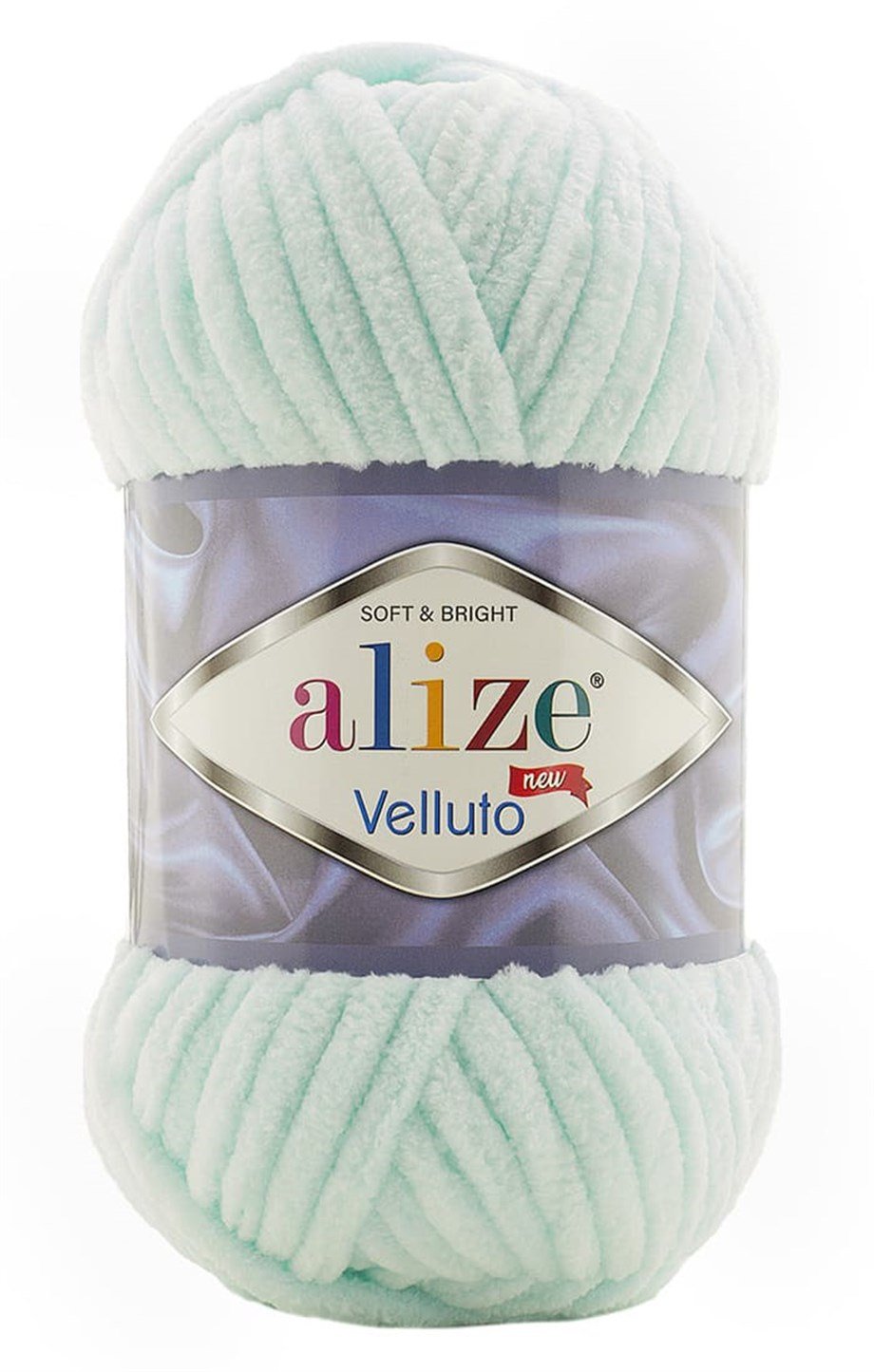 Alize Velluto 15 Su Yeşili Kadife El Örgü İpi