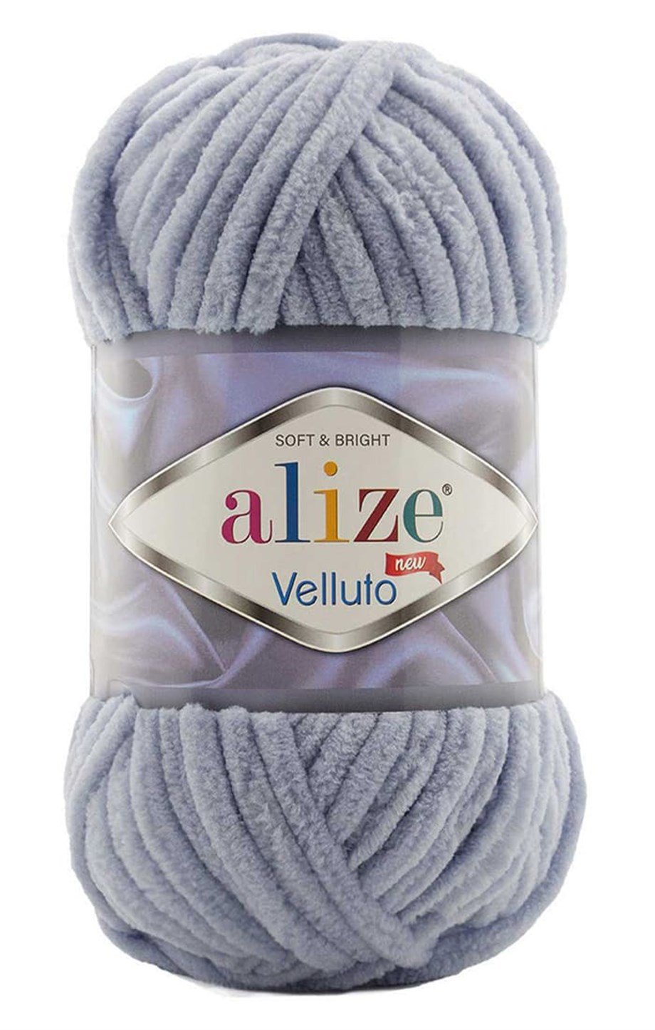 Alize Velluto 87 Koyu Gri Kadife El Örgü İpi
