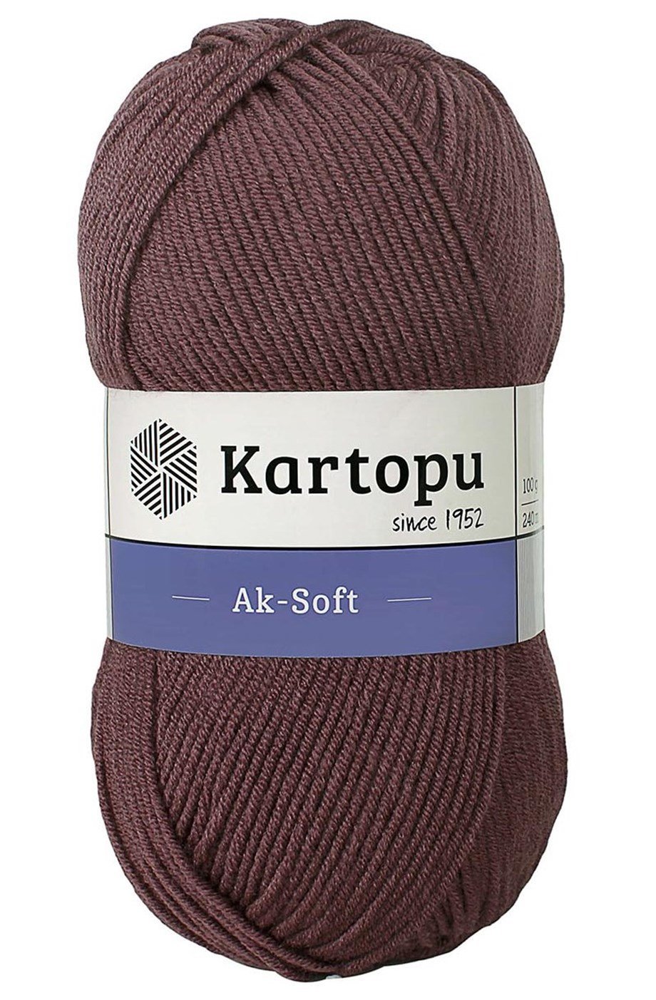 Kartopu Ak-Soft K1707 Mürdüm El Örgü İpi