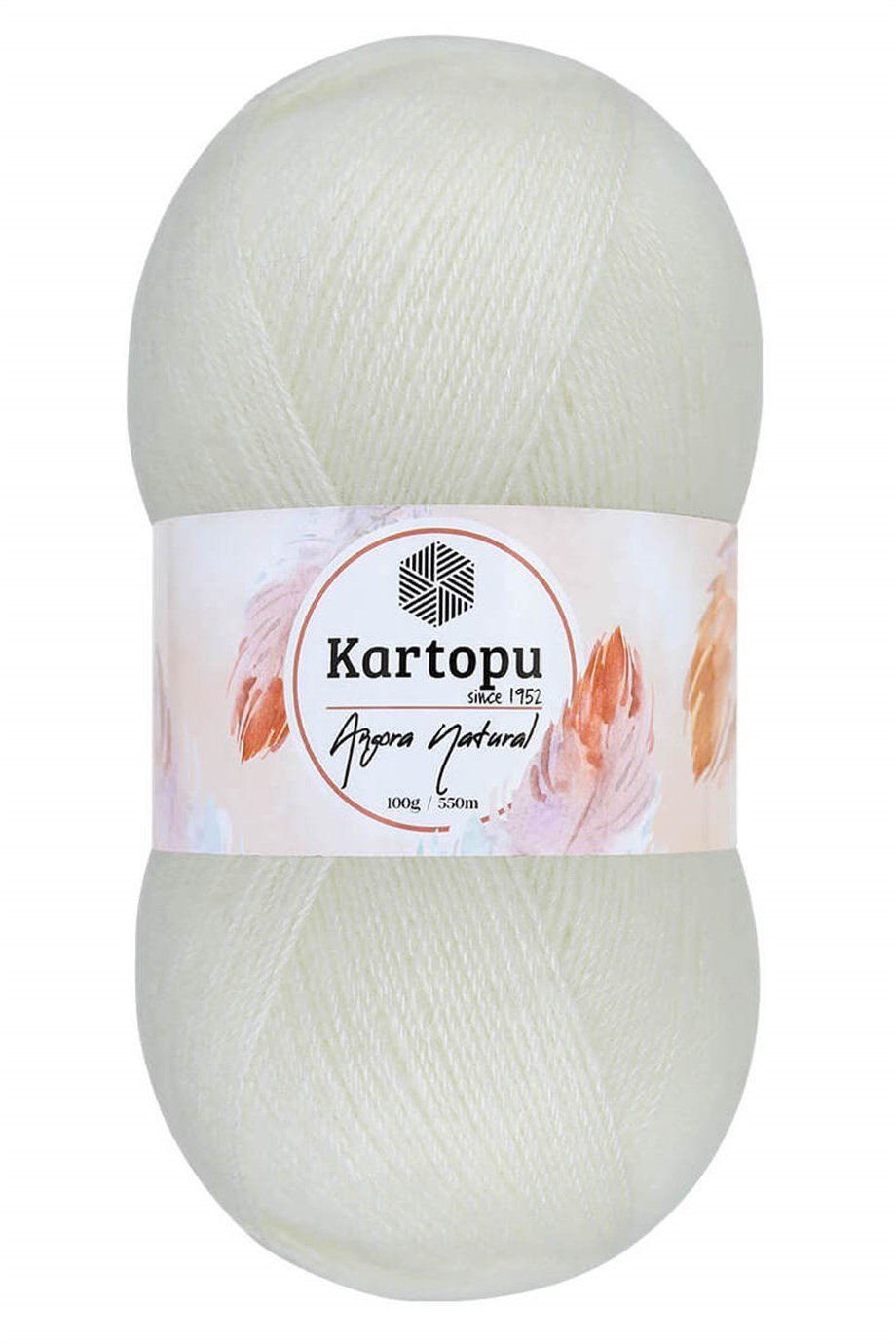 Kartopu Angora Natural K013 Ekru Tiftik El Örgü İpi