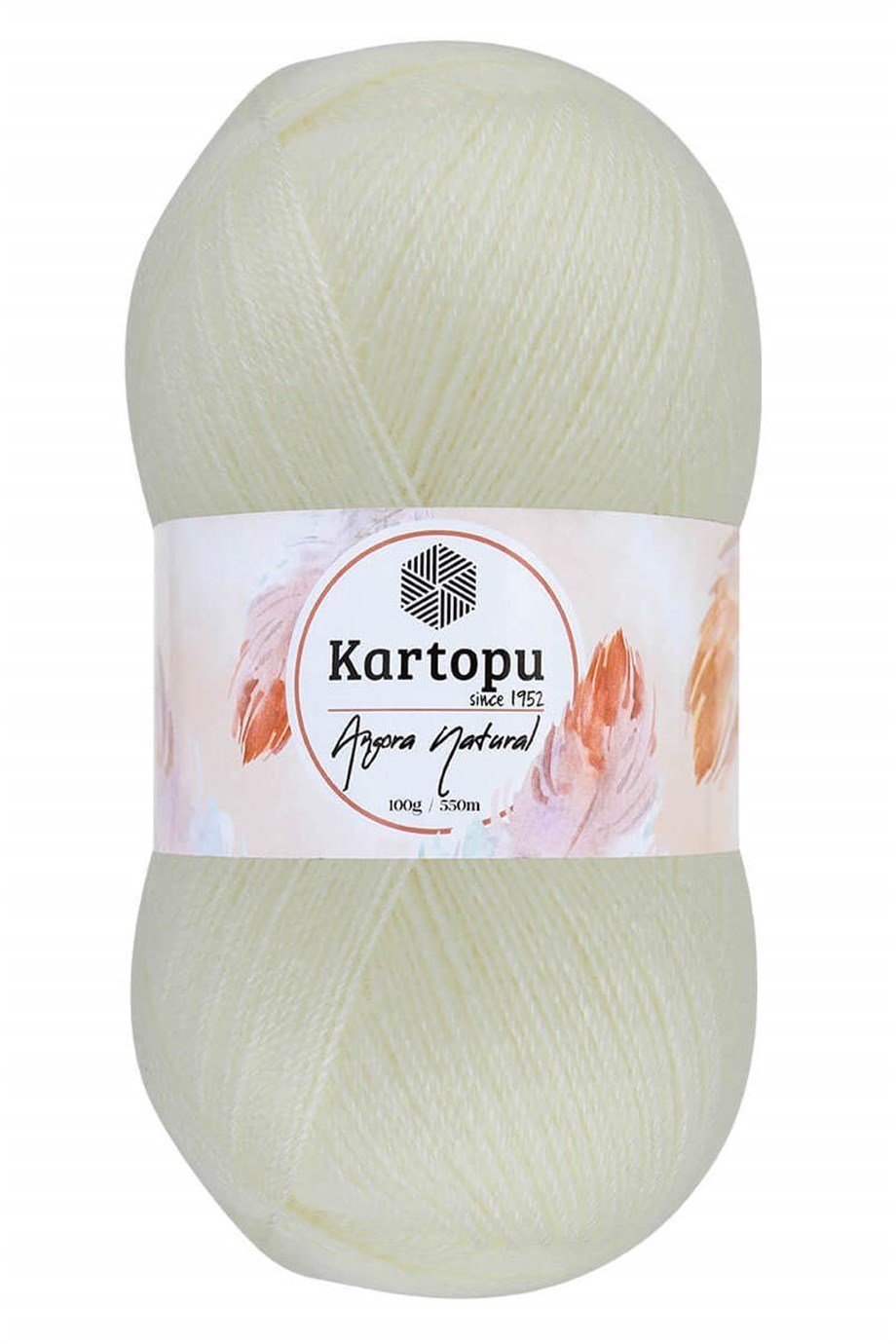 Kartopu Angora Natural K025 Krem Tiftik El Örgü İpi