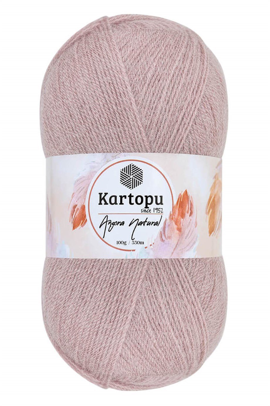 Kartopu Angora Natural K758 Gül Kurusu Tiftik El Örgü İpi