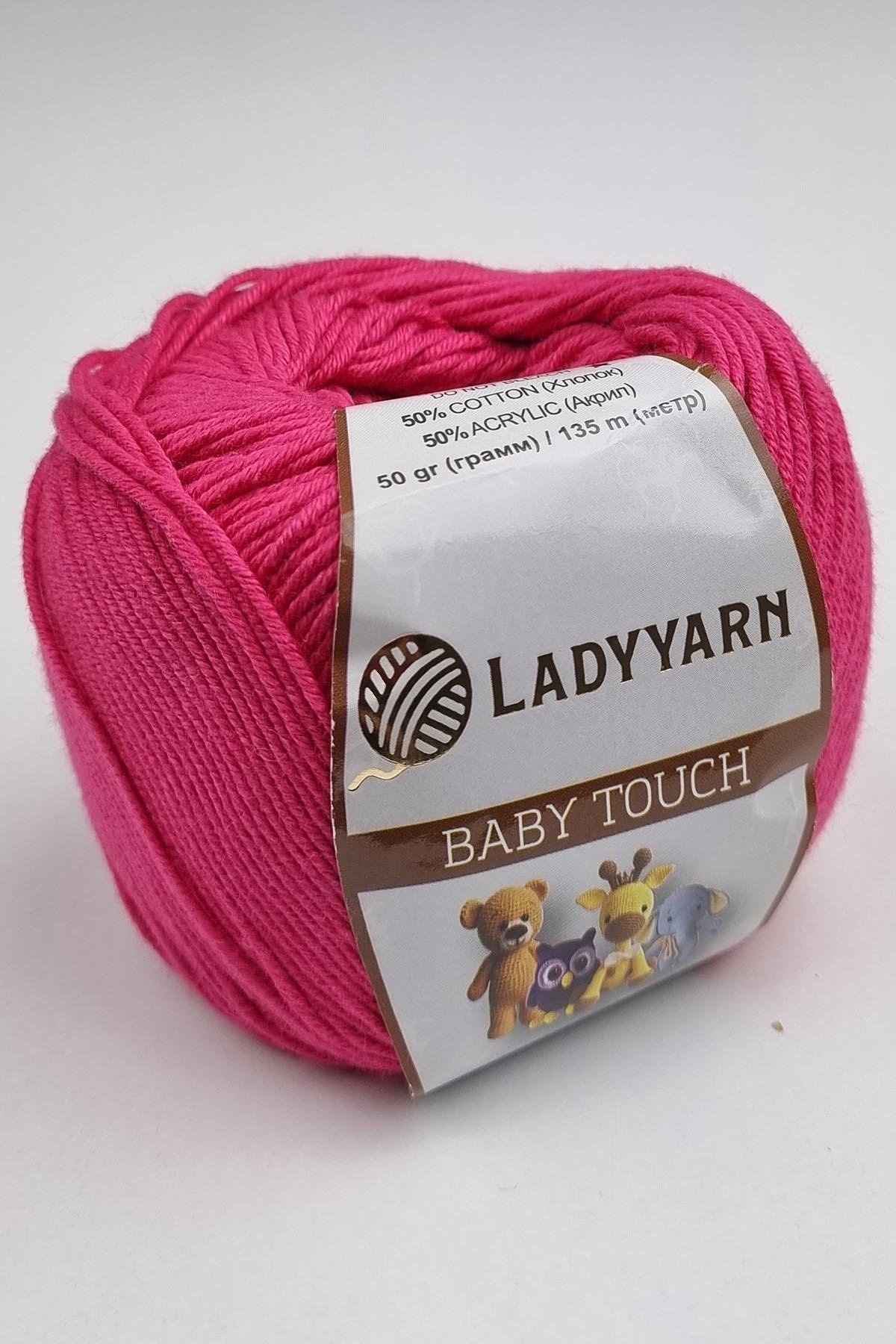 Lady Yarn Baby Touch Amigurumi Örgü İpi Fuşya