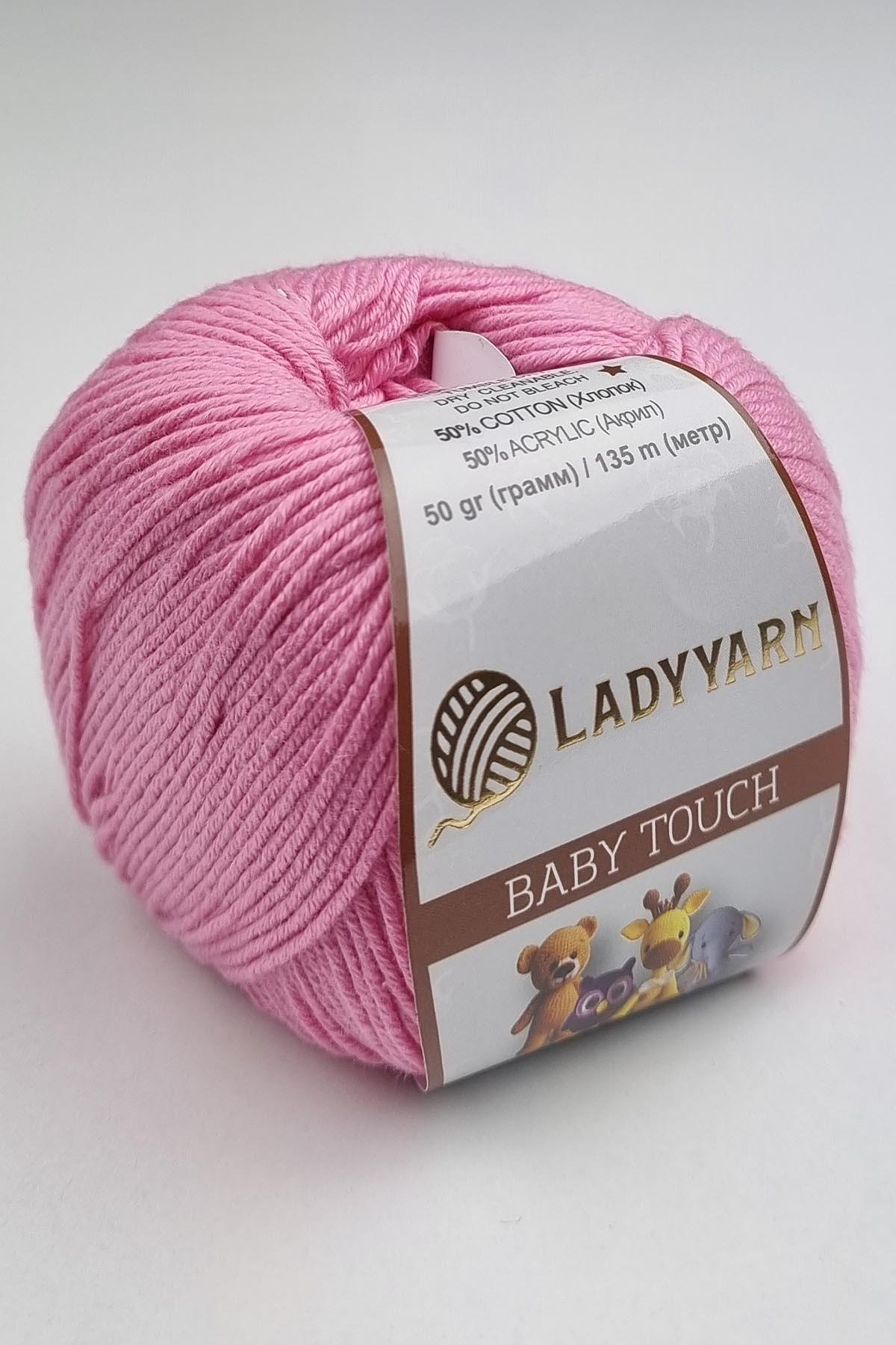 Lady Yarn Baby Touch Amigurumi Örgü İpi Açık Pembe