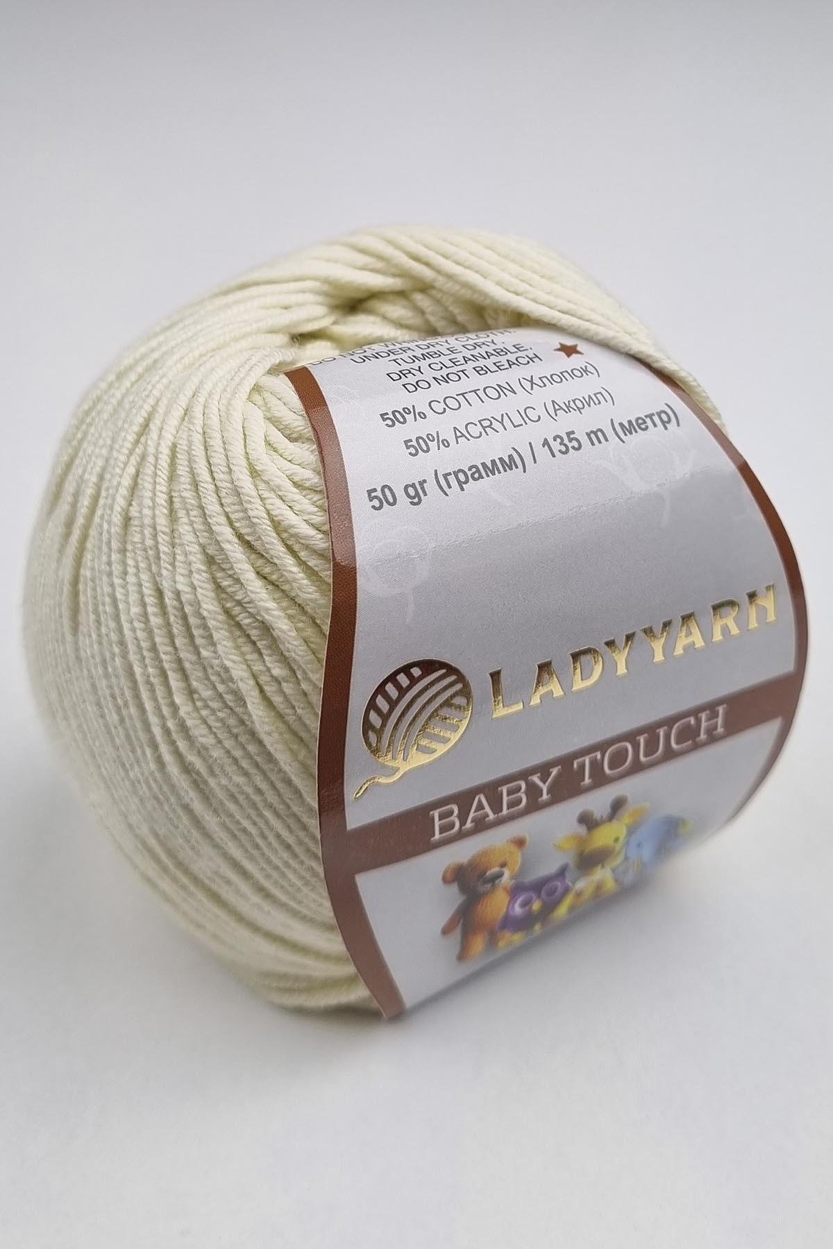 Lady Yarn Baby Touch Amigurumi Örgü İpi Krem
