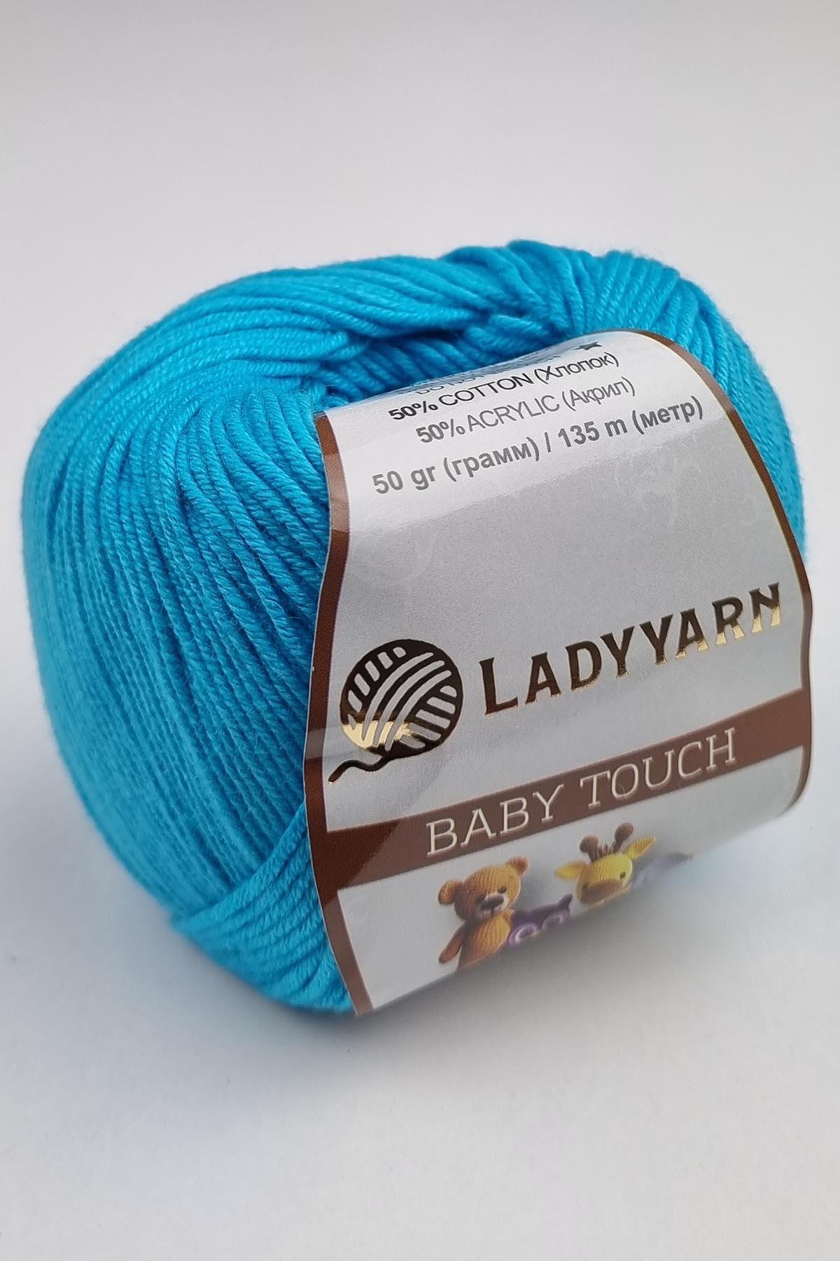 Lady Yarn Baby Touch Amigurumi Örgü İpi Turkuaz