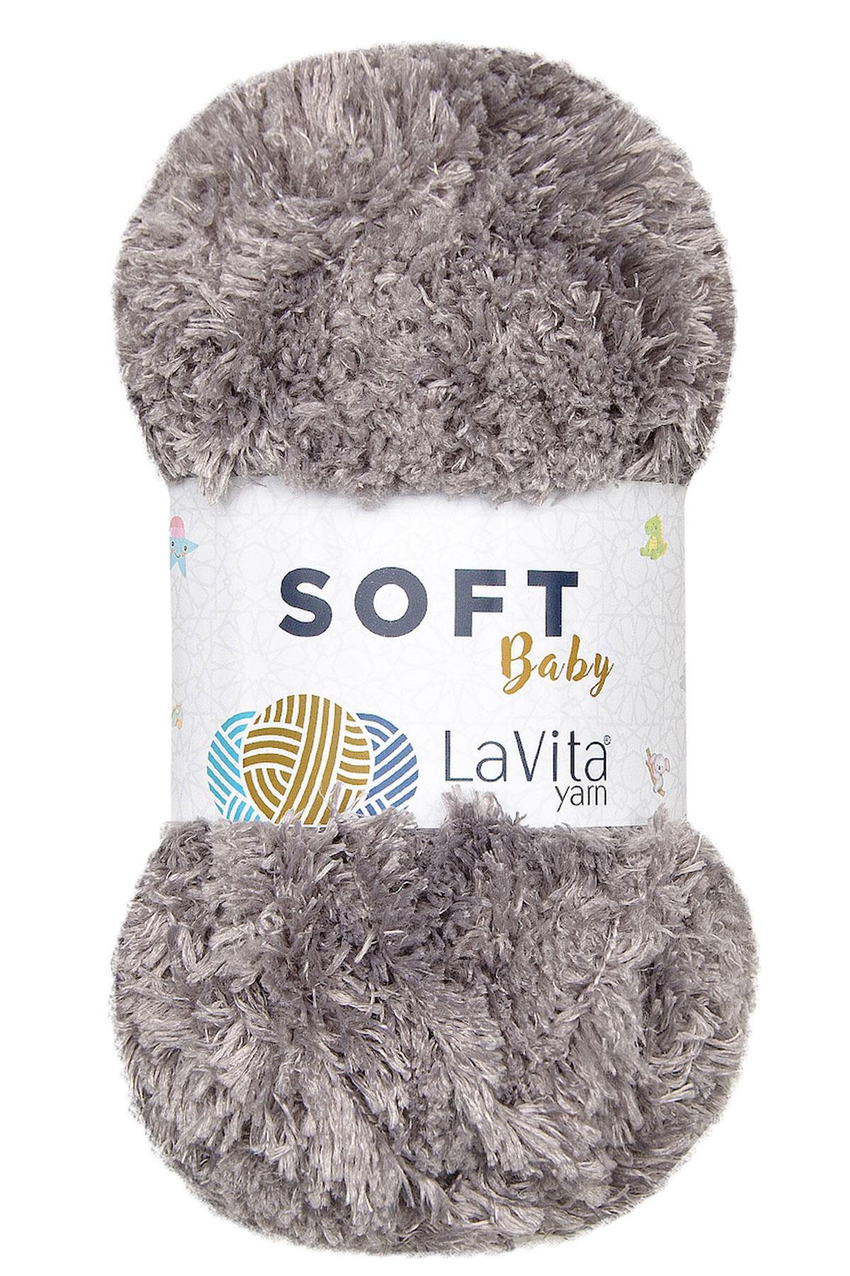 Lavita Soft Baby 6001 Gri Kürk İp