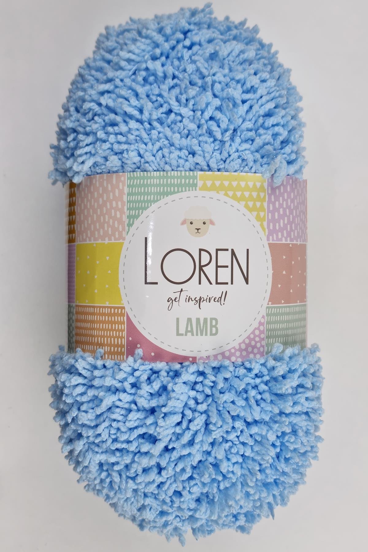 Loren Lamb El Örgü İpi R040 Açık Mavi