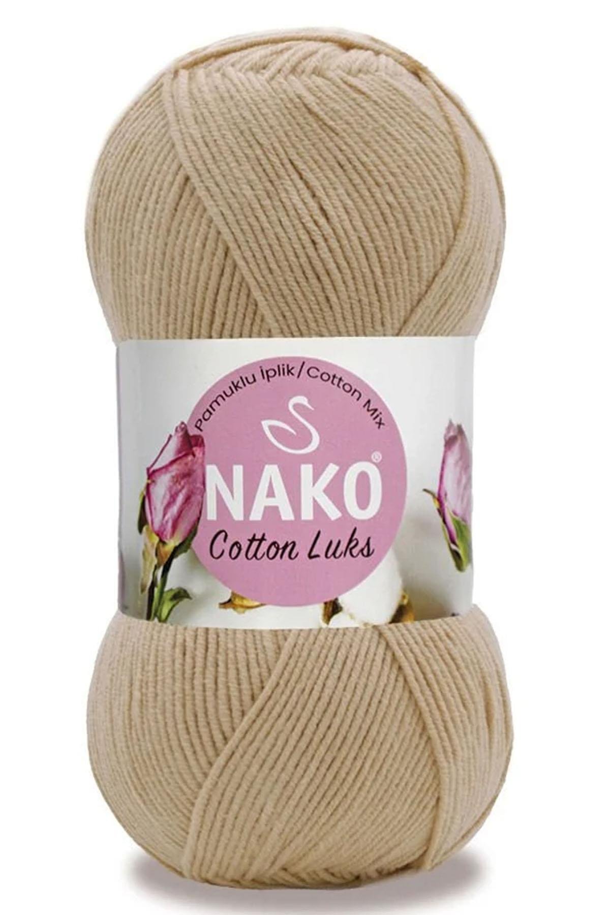 Nako Cotton Lüks 97582 Kamel Örgü İpi