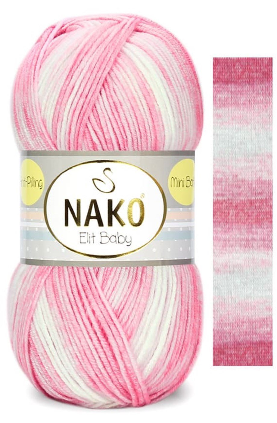 Nako Elit Baby Mini Batik 32454 El Örgü İpi
