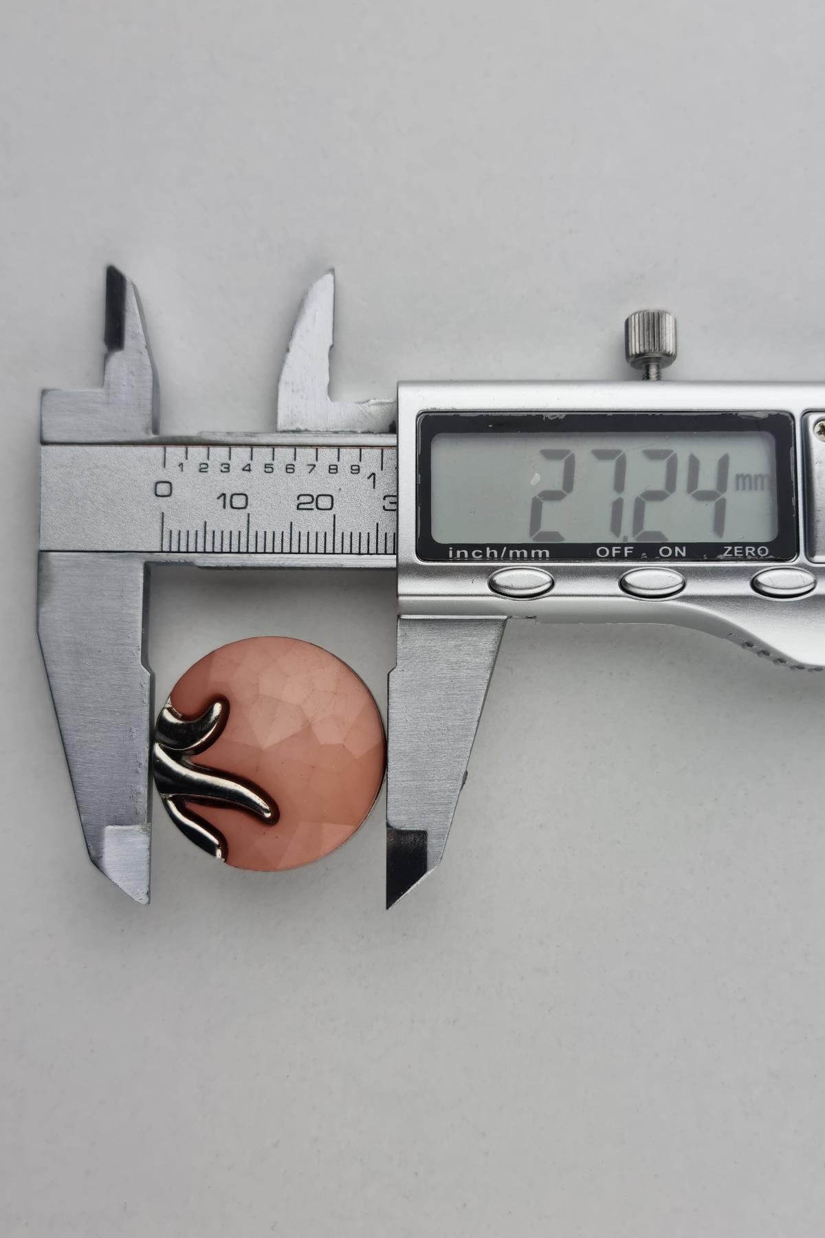 Plastik Desenli Taba Kaban Çeket Hırka Düğmesi 6 Adet