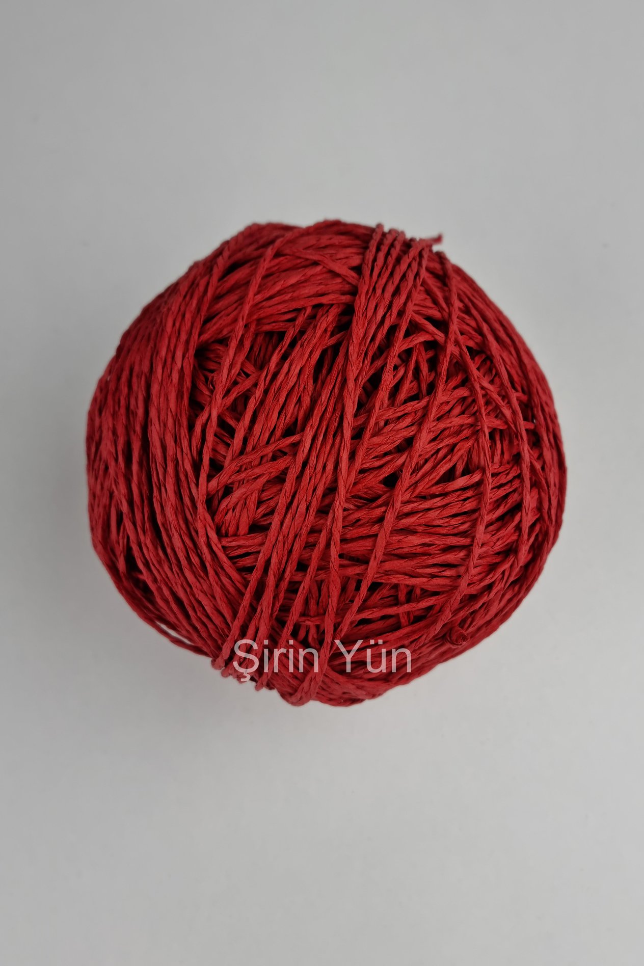 Sarılmış Kağıt İp 100 Gram Kırmızı
