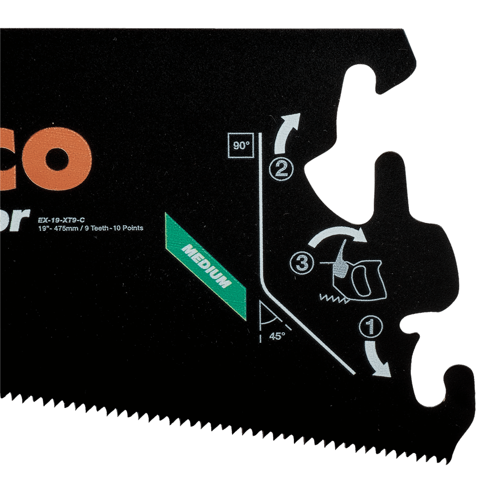 Bahco ERGO™ İsveç Yapımı Testere Bıçağı Superior Medium EX-19-XT9-C