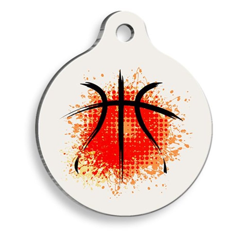 Basketball Public Round Cat And Dog Tag