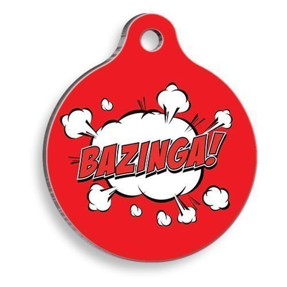 Bazinga Round Cat And Dog Tag
