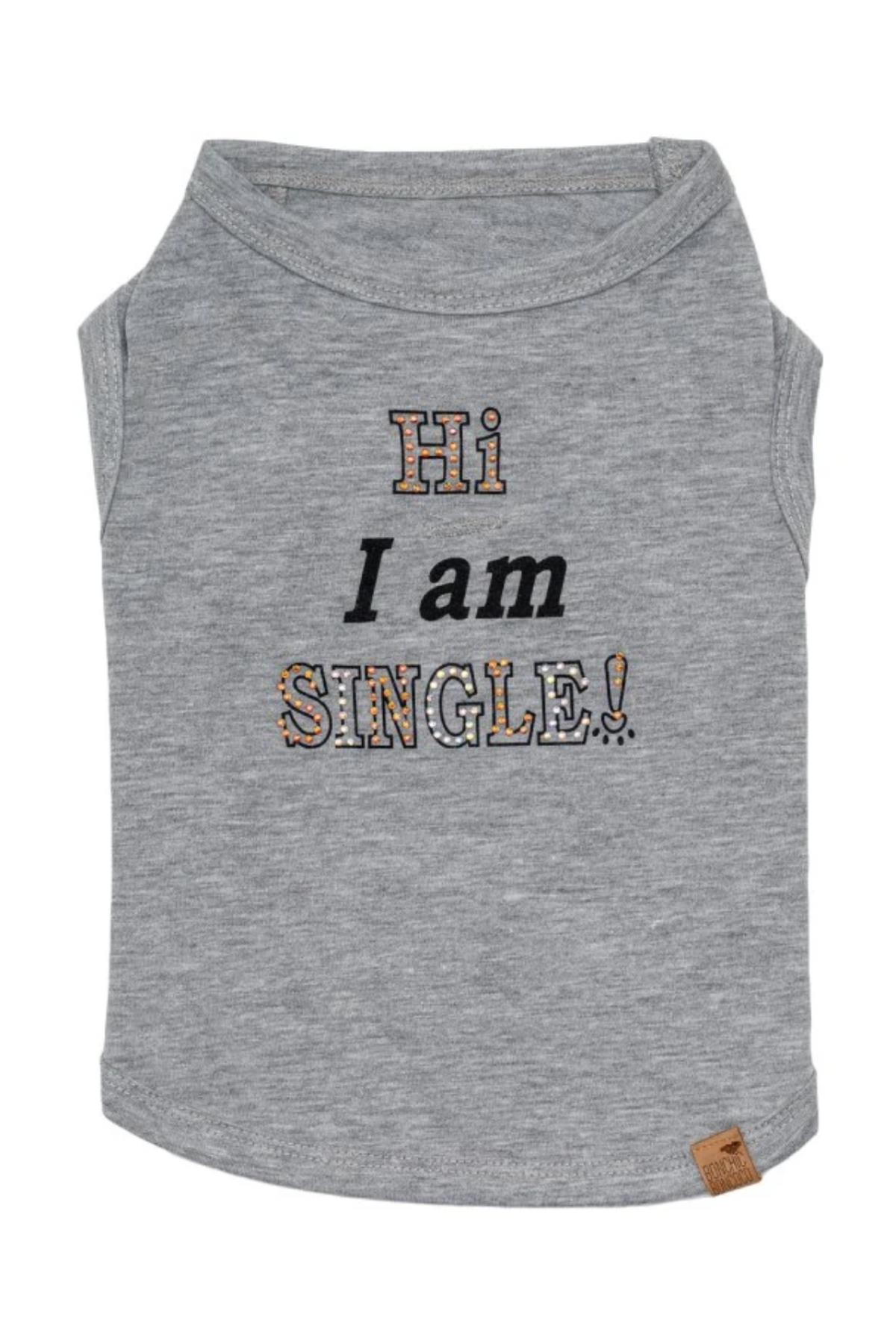 Bcbc Single Dog T-Shirt Gray