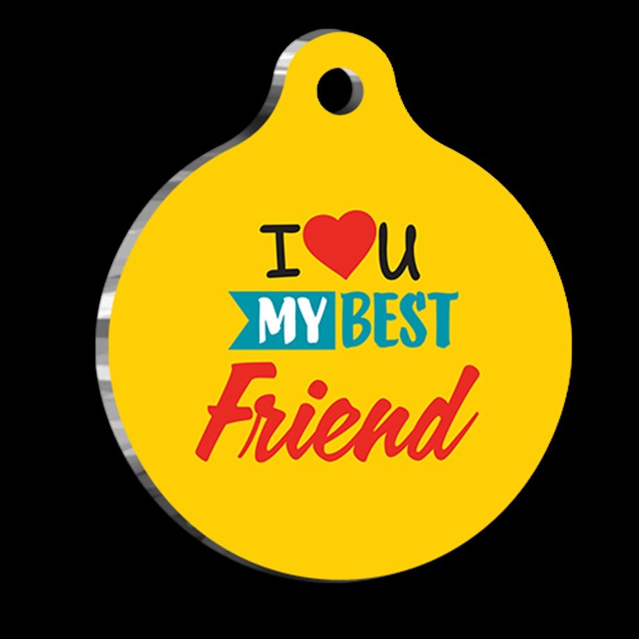 Best Friend Cat Dog Tag
