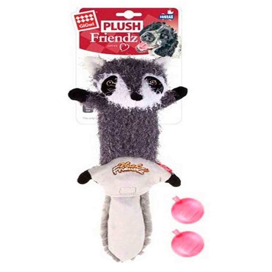 Gigwi Plush Friends Sesli Rakun Peluş Köpek Oyuncağı