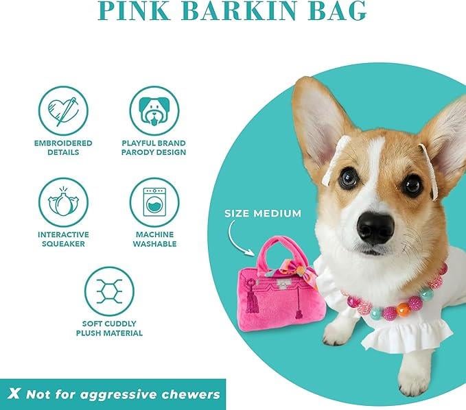 Haute Diggity Dog Barkin Bag -*CHIC DOGGIE* Pink Köpek Oyuncağı 