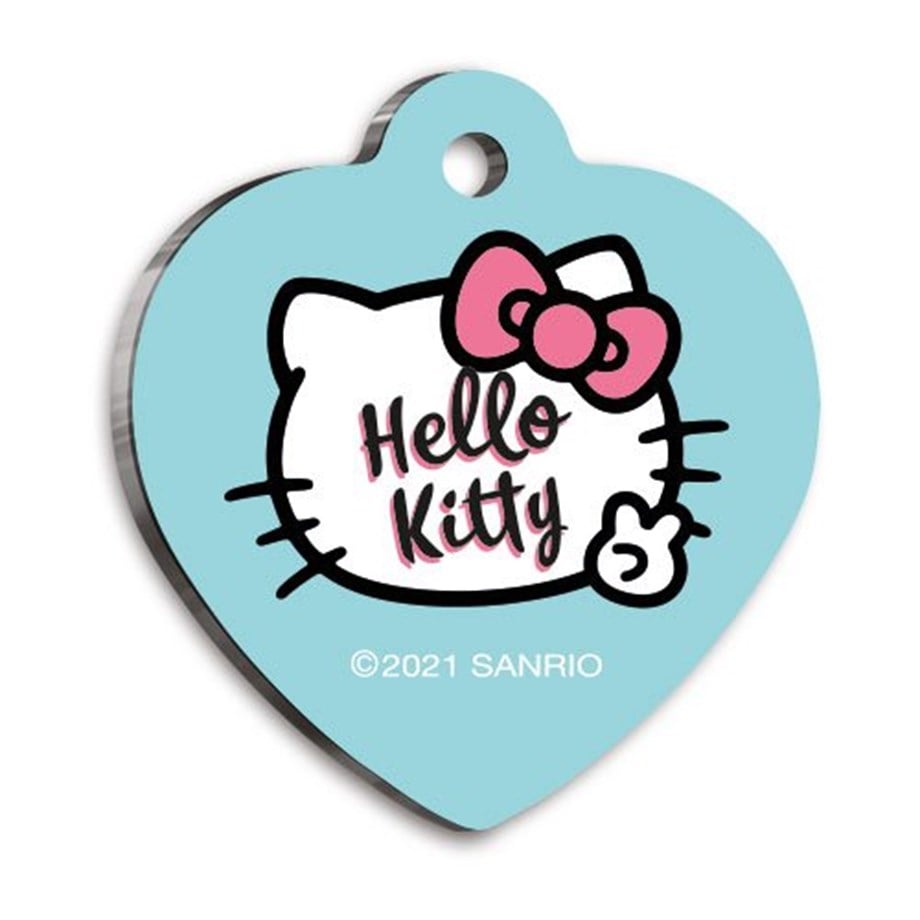 Hello Kitty Heart -Shaped Cat And Dog Tag