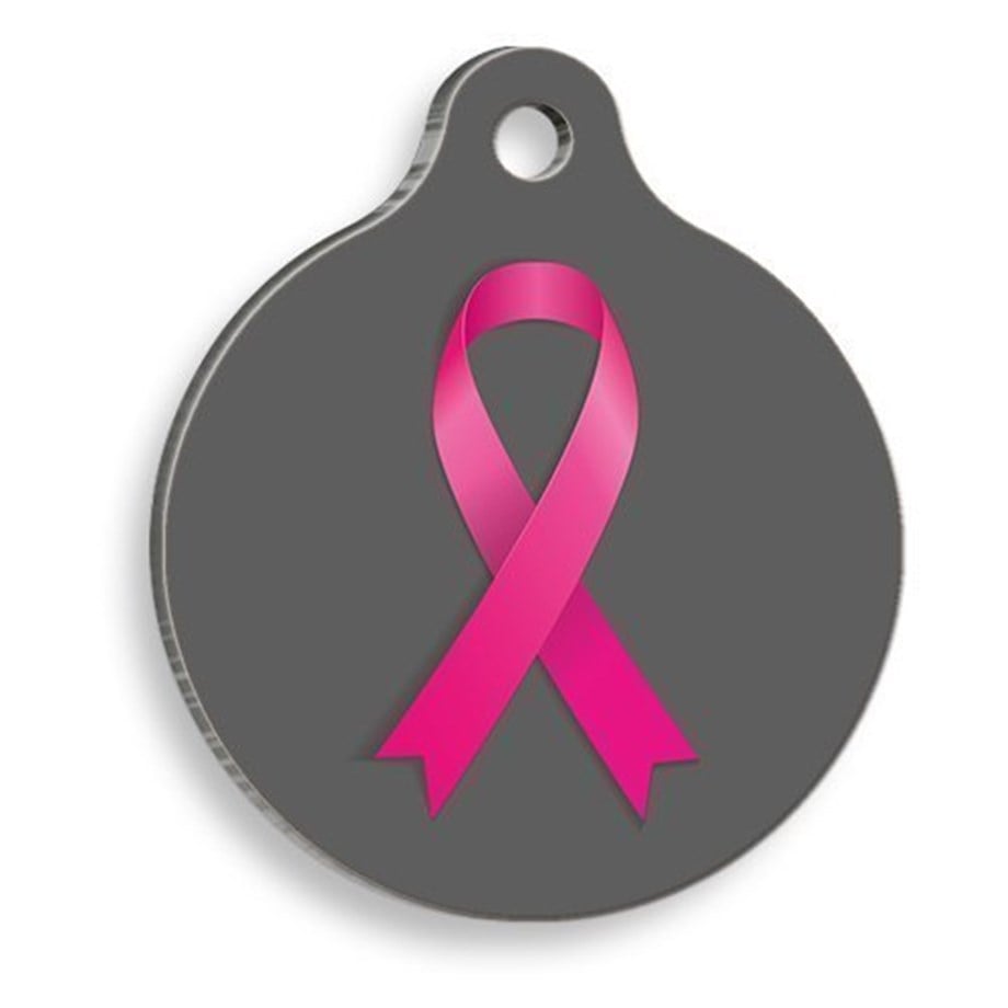 Cancer Round Cat And Dog Tag