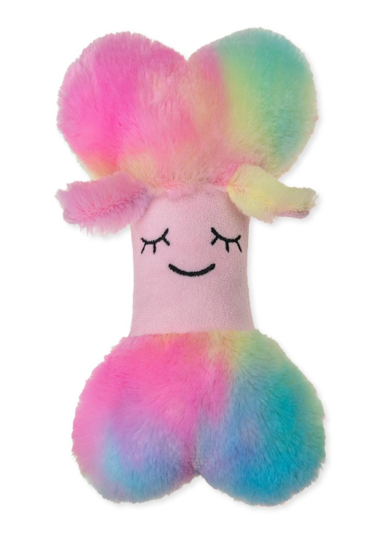 Karlie Peluş Oyuncak Kemik 22*12*6cm Gökkuşağı