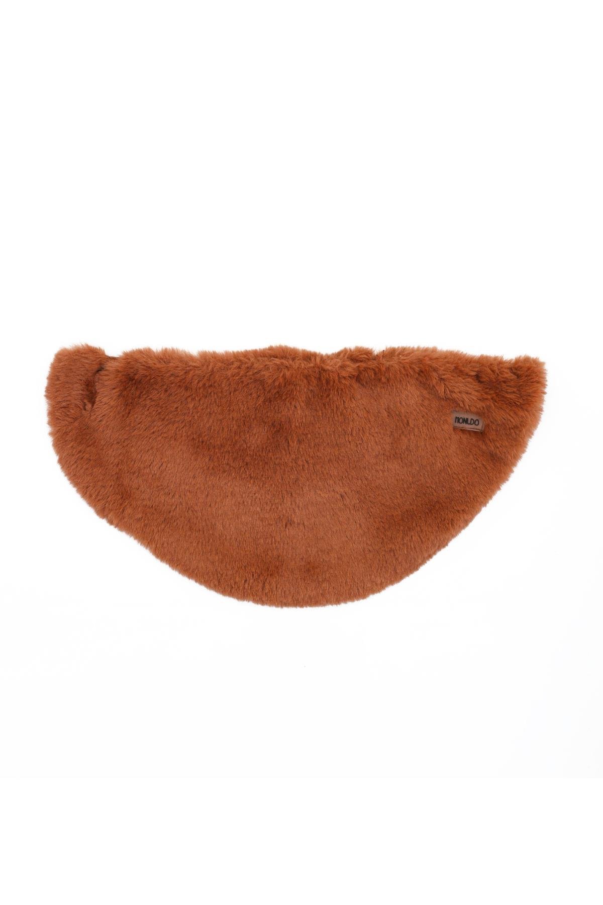 Monido Furry Dog ​​Bandana Brown