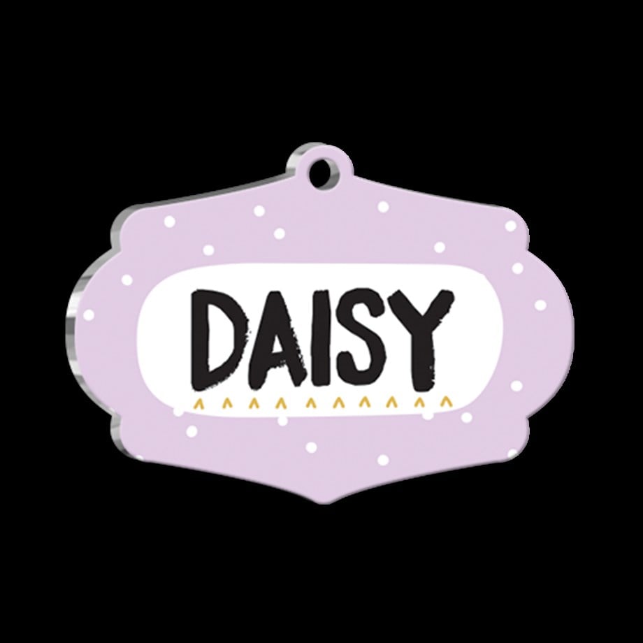 Lilac Small Pek Perkeeper Cat Dog Tag