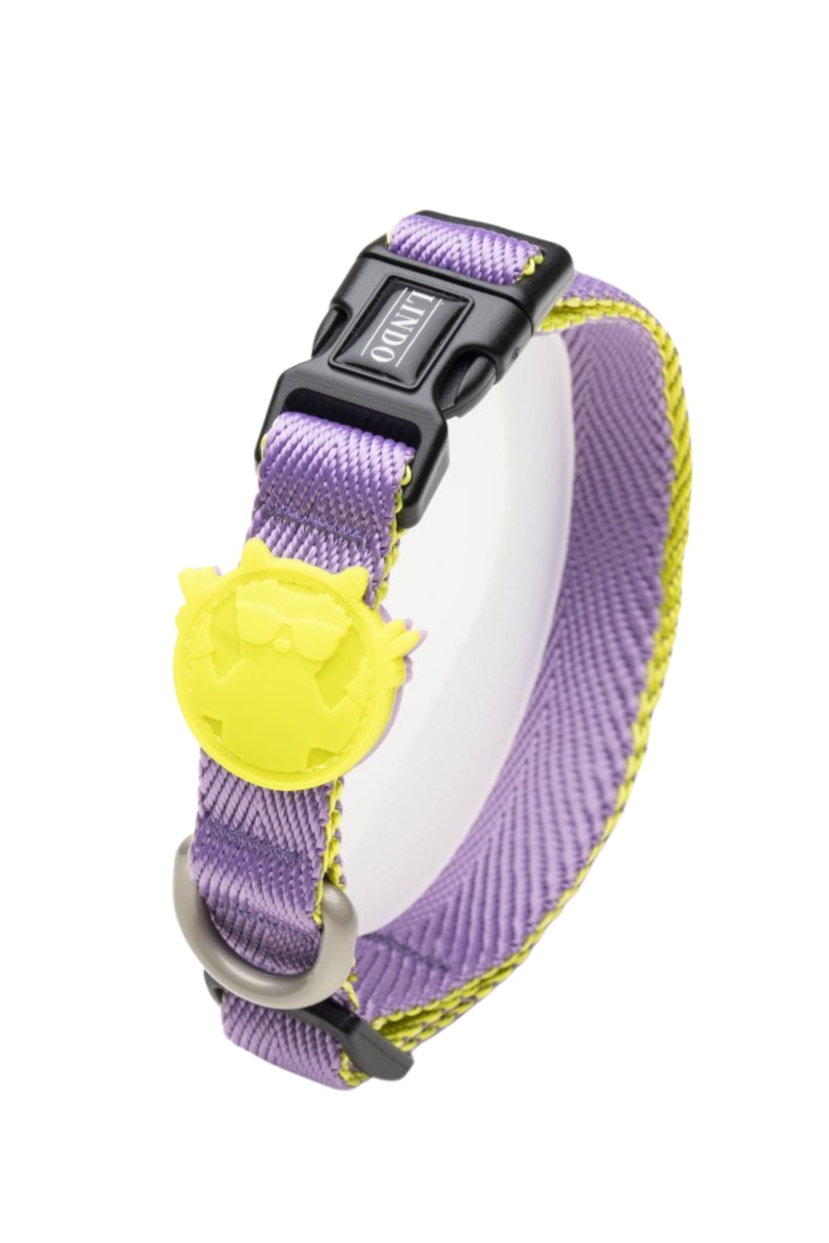 Lindodogs Urban Glow Purple Boyun Tasması