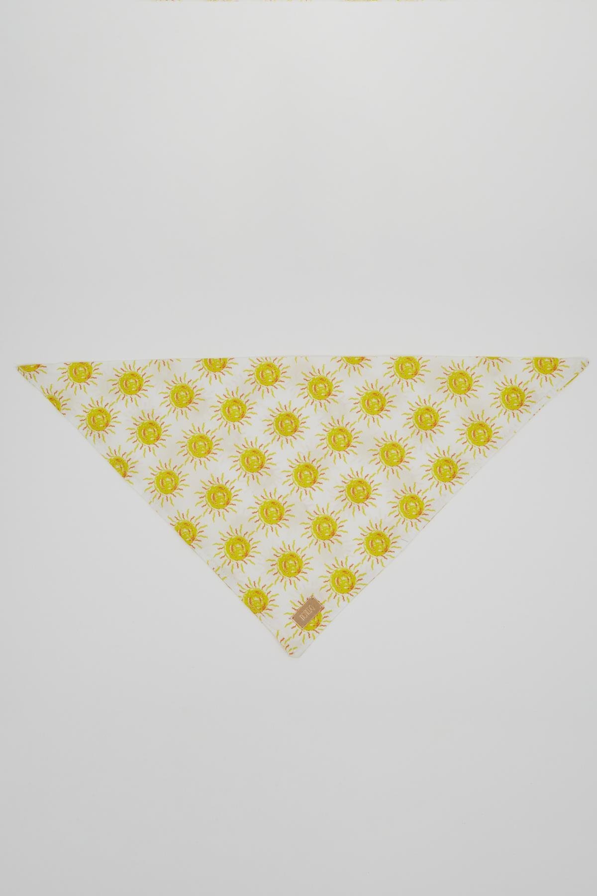 Monido Güneş Desenli Köpek Bandana