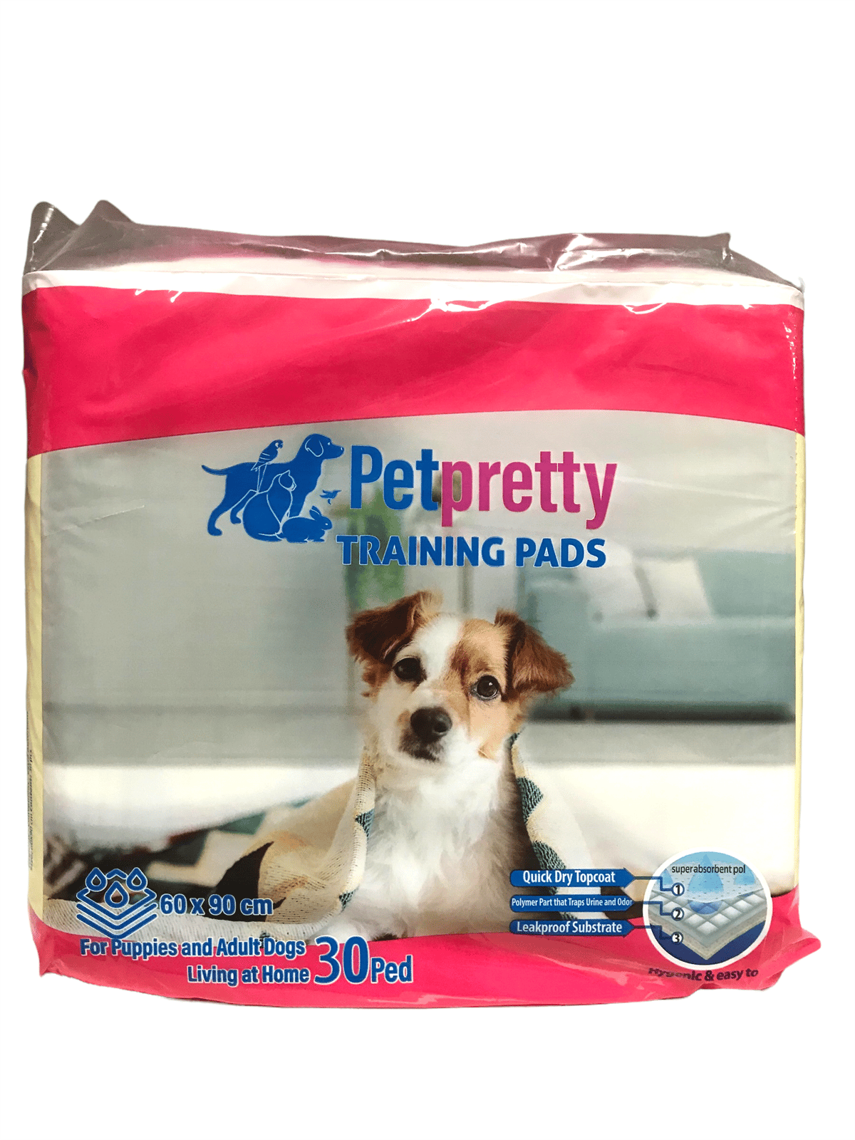 Pet Pretty  Çiş Pedi 30'lu 60x90 cm