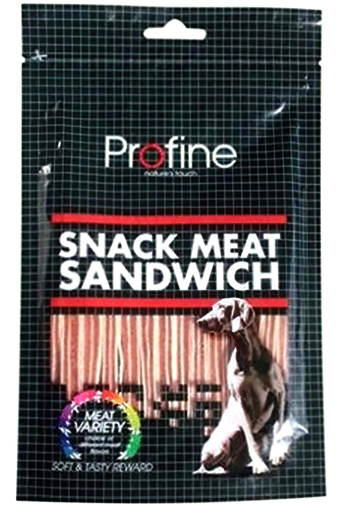 Profine Snack Meat Sandwich Tavuk Etli Köpek Ödülü 80 Gr